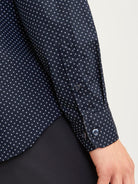 JACK & JONES Remy Detail Sky Captain Shirt Sky Captain flat front view