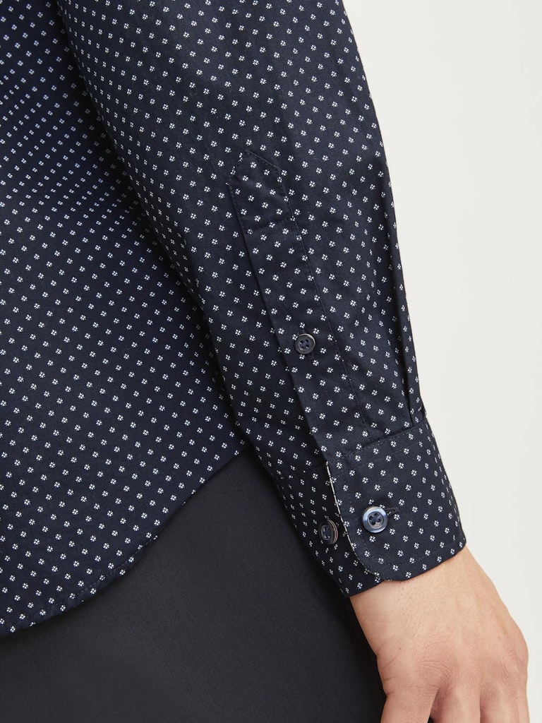 JACK & JONES Remy Detail Sky Captain Shirt Sky Captain flat front view