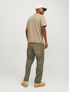 JACK JONES ORIGINALS Vesterbro Silver Sage Crew Neck Tee Silver Sage back view