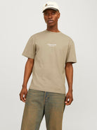 JACK JONES ORIGINALS Vesterbro Silver Sage Crew Neck Tee Silver Sage front view