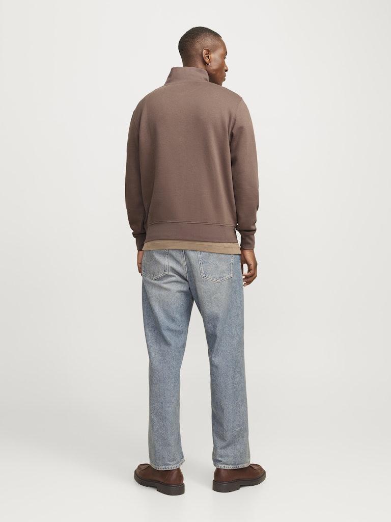 Vesterbro Sweat Quarter Zip-Deep Taupe