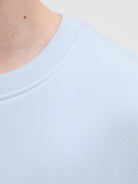 Jack Jones Youths Jorvesterbro Sweat Crew Neck Junior-Skyway Skyway back view