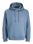 JACK & JONES Star Hoodie-Blue Mirage Blue Mirage alternate view
