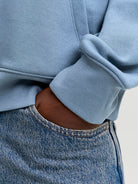JACK & JONES Star Hoodie-Blue Mirage Blue Mirage side view