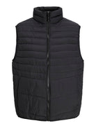 JACK & JONES State Packable Collar Gilet-Black Black side view