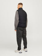 JACK & JONES State Packable Collar Gilet-Black Black detail view