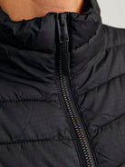 JACK & JONES State Packable Collar Gilet-Black Black back view