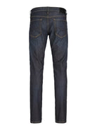 JACK & JONES Glenn Icon 919 Slim Fit Jeans BLUE DENIM close up view