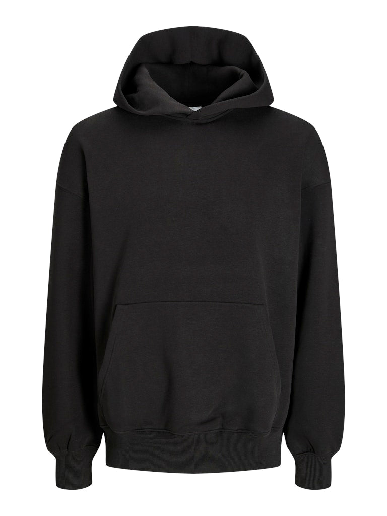 JACK & JONES Urban Edge Black Sweat Hoodie Black side view