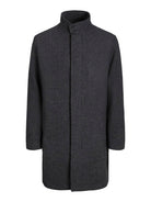 JACK JONES PREMIUM Wilson Black Structure Wool Coat Black alternate view