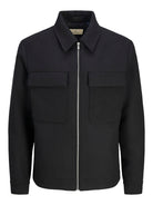 JACK JONES PREMIUM Russel Wool Blend Black Jacket BLACK alternate view