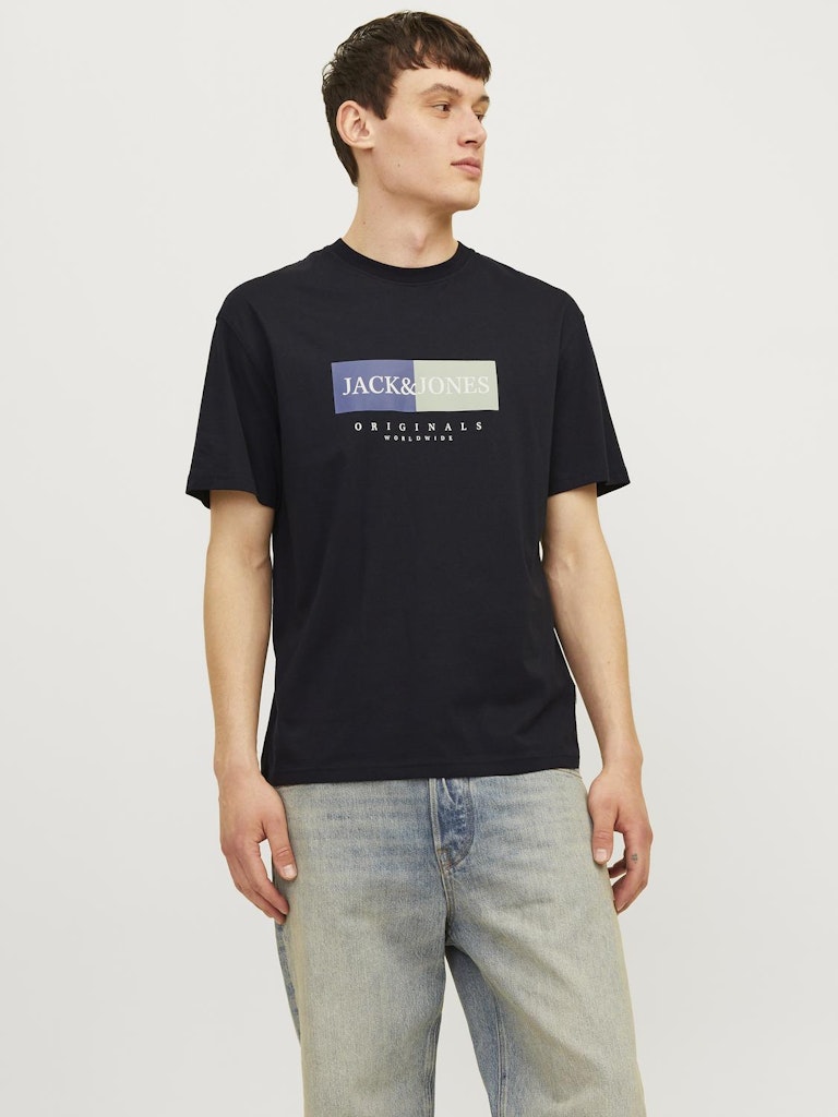 Frederiksberg Black Tee-Logo view