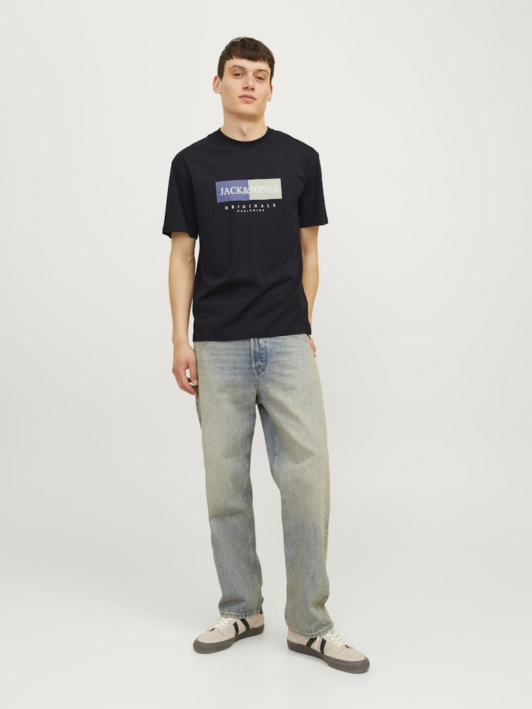 Frederiksberg Black Tee-Full model view