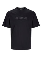 JACK JONES ORIGINALS Frederiksberg Black Tee BLACK side view