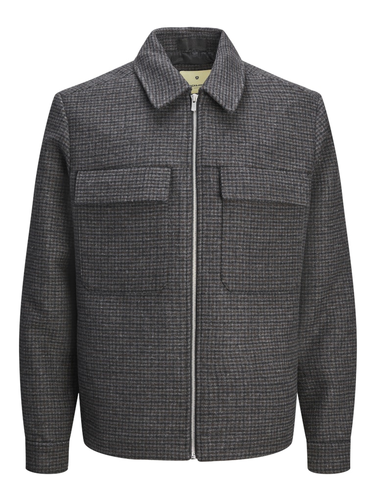 JACK JONES PREMIUM Russel Wool Blend Black/Houndstooth Jacket BLACK/HOUNDSTOOTH alternate view