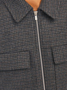 JACK JONES PREMIUM Russel Wool Blend Black/Houndstooth Jacket BLACK/HOUNDSTOOTH detail view