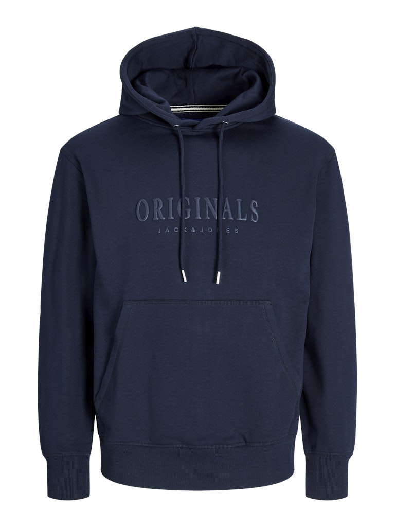 Frederiksberg Navy Over Head Hoodie-Front view