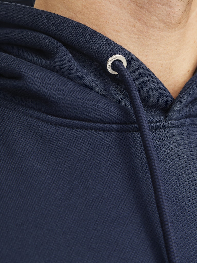 Frederiksberg Navy Over Head Hoodie-Drawstring view