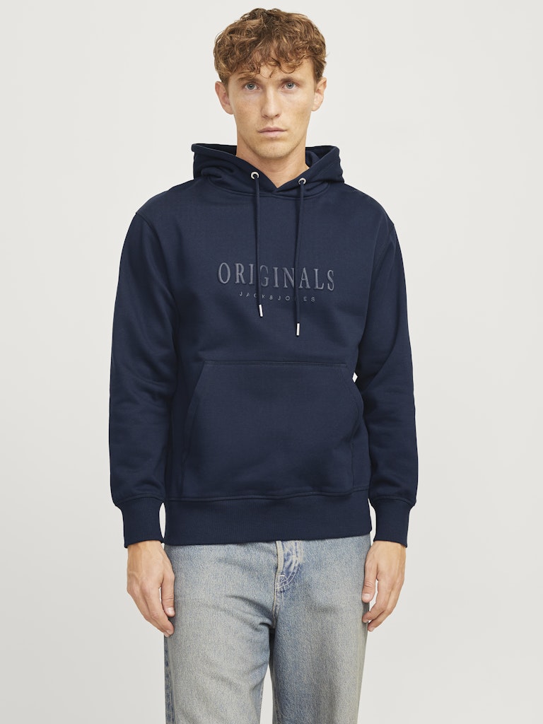 Frederiksberg Navy Over Head Hoodie