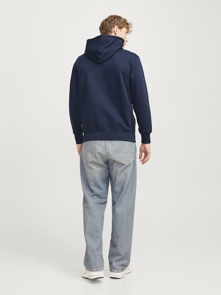 Frederiksberg Navy Over Head Hoodie-Back view