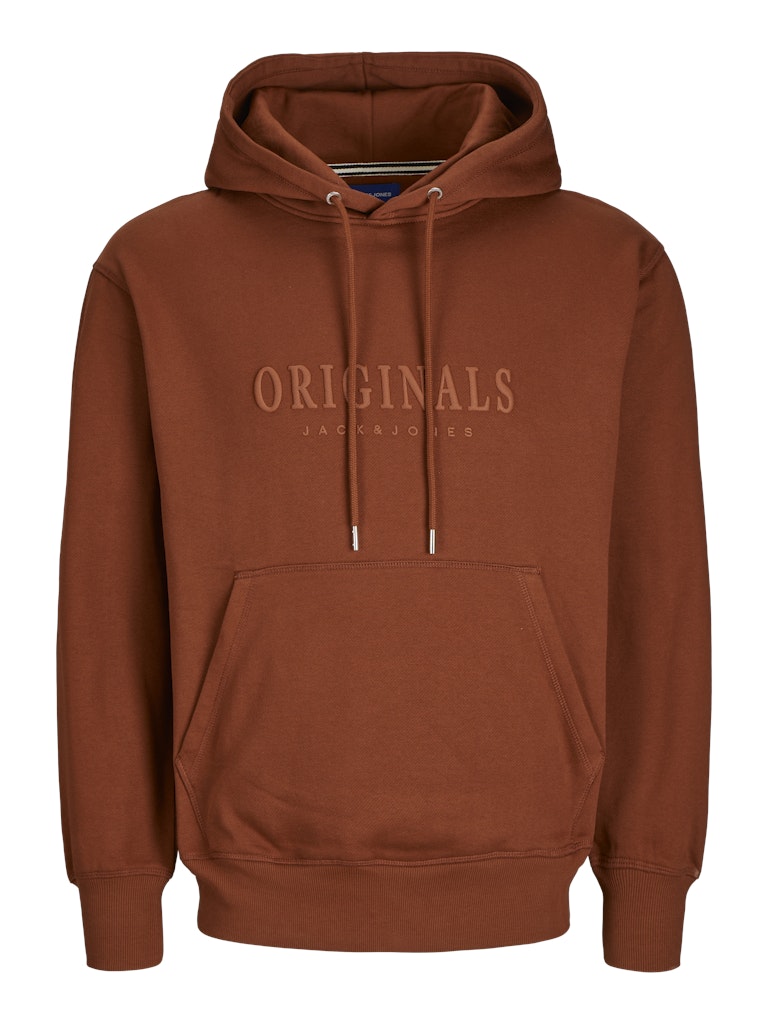 Frederiksberg Brandy Brown Over Head Hoodie-Front view