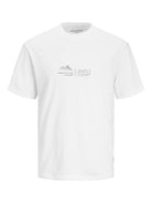 JACK JONES CORE Lima Logo Bright White Tee Bright White side view