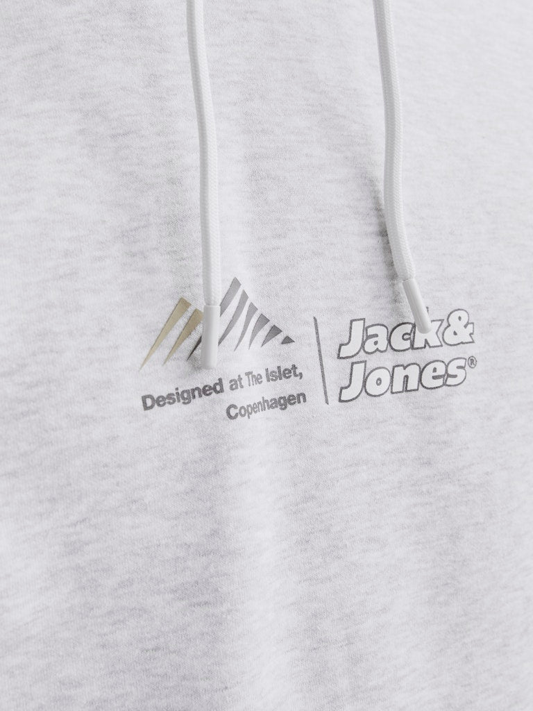 Lima Logo Light Grey Sweat Hoodie-Chest logo