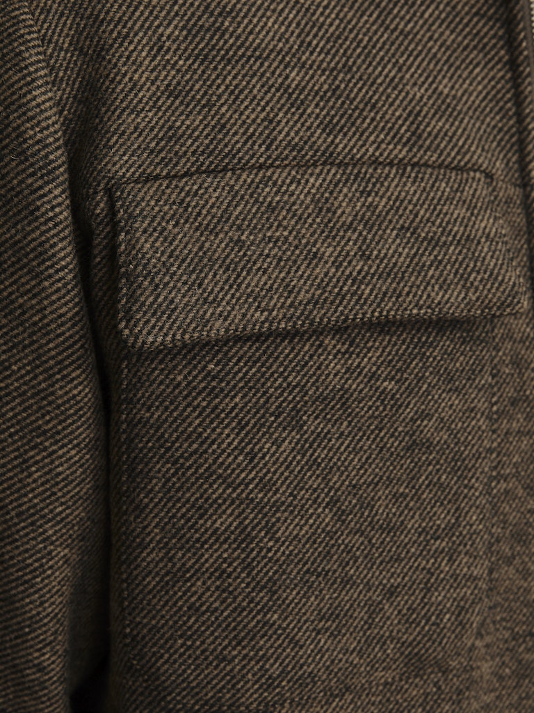 Russel Wool Blend Jacket -Nuthatch