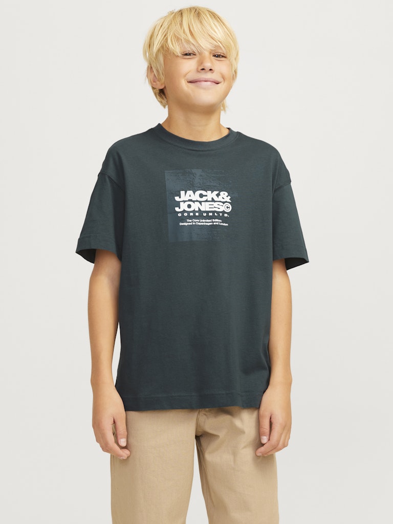 Aero Front Print Tee Short Sleeve Crew Junior-Urban Chic-Model Front View