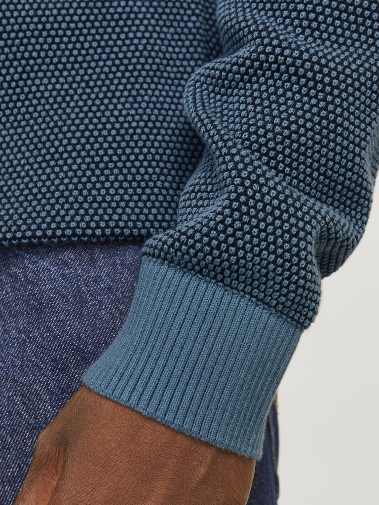 Globe Crew Neck Oceanview Knit-Sleeve view