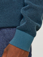 JACK & JONES Globe Crew Neck Oceanview Knit Oceanview side view
