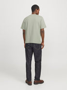 JACK JONES PREMIUM Chad Branding Tee -Aqua Gray Aqua Gray detail view