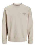JACK JONES PREMIUM Chad Branding Silver Lining Sweat Silver Lining side view
