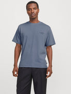 JACK JONES PREMIUM Chad Branding Tee-Flint Stone Flint Stone front view