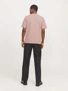 JACK JONES PREMIUM Chad Branding Tee-Adobe Rose Adobe Rose detail view
