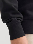 Jack Jones Youths Bradley Sweat Junior Half Zip-Black Black alternate view