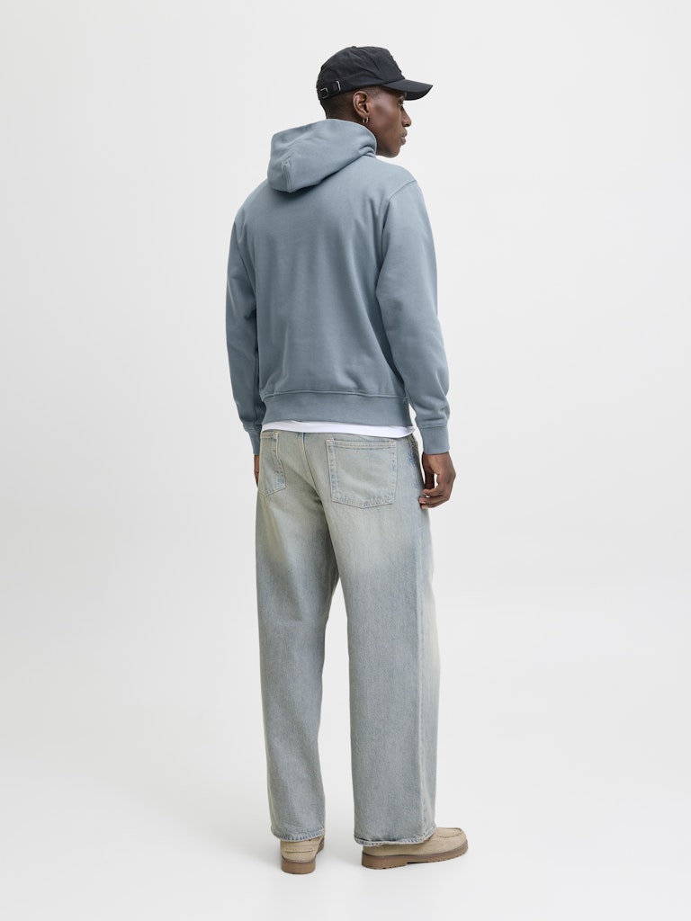 Men's Urban Edge Sweat Hood-Stormy Weather-Model Back View