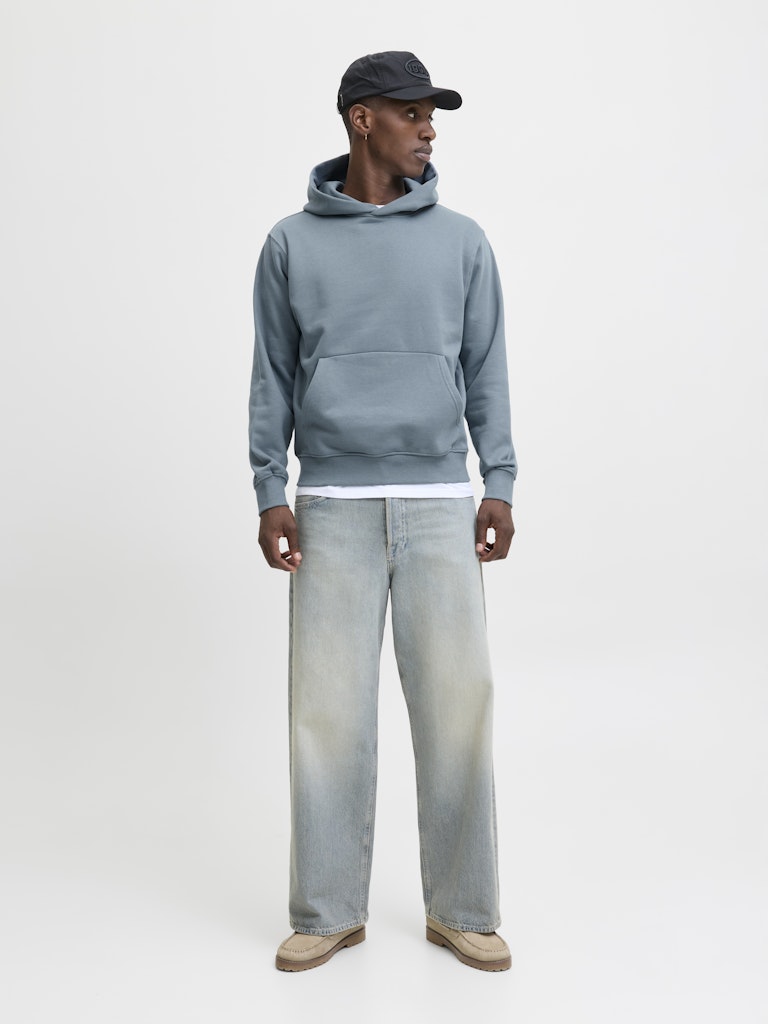 Men's Urban Edge Sweat Hood-Stormy Weather-Model Full Front View