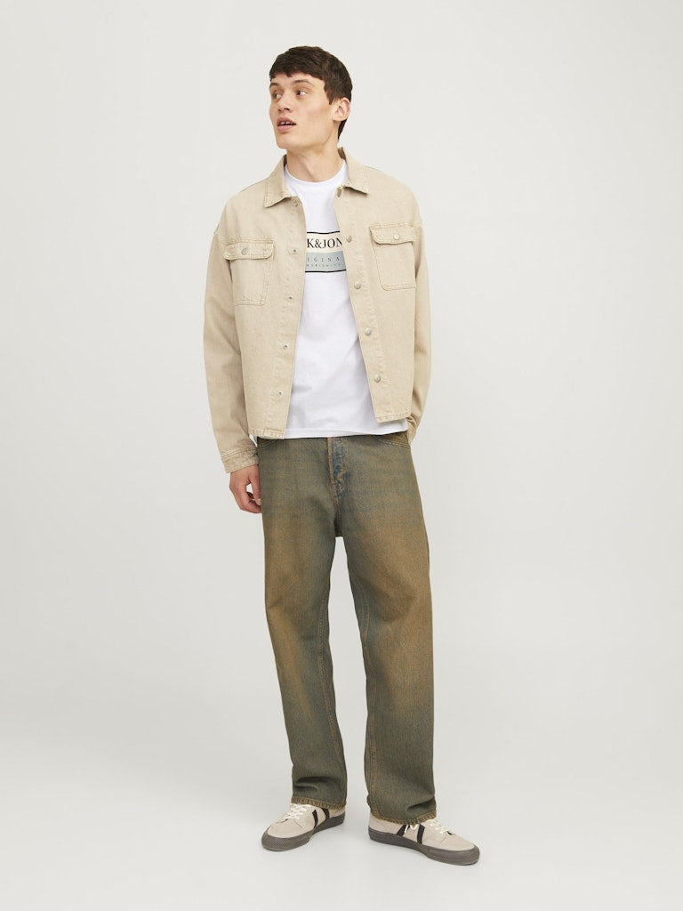 JACK JONES ORIGINALS Frederiksberg Bright White Tee Bright White detail view