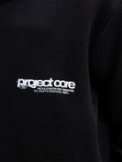 Jack Jones Youths Union Print Sweat Hood Junior-Black Black back view