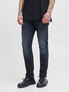 JACK & JONES Glenn Icon 219 Jeans-Blue Denim Blue Denim front view