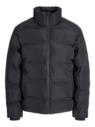 JACK & JONES Soho Puffer Collar Jacket-Black Black side view
