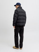 JACK & JONES Soho Puffer Collar Jacket-Black Black detail view