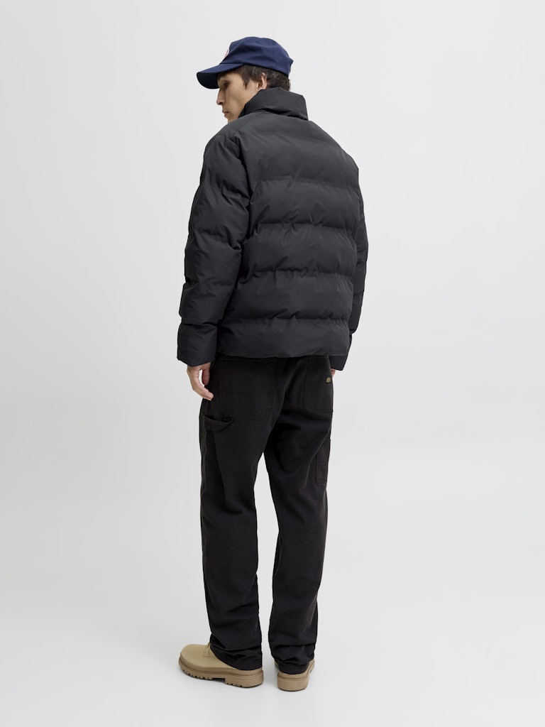 JACK & JONES Soho Puffer Collar Jacket-Black Black detail view