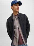 JACK & JONES Dover Worker Jacket-Black Black model front view