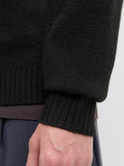 JACK & JONES Soho Ollie Crew Neck Black Knit Black flat front view