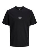 JACK & JONES Soho Tee Short Sleeve Crew Neck-Black BLACK side view