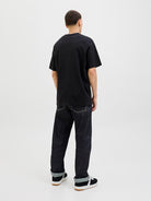 JACK & JONES Soho Tee Short Sleeve Crew Neck-Black BLACK detail view