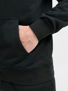 JACK & JONES Soho Sweat Hood-Black Black back view