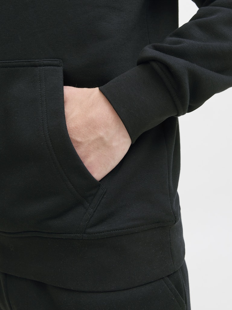 JACK & JONES Soho Sweat Hood-Black Black back view
